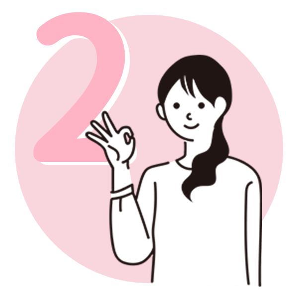 OKジェスチャーをする女性
